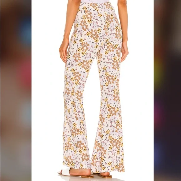 FREE PEOPLE Can't Take My Eyes Off Pant in Tea Combo - Picture 4 of 8